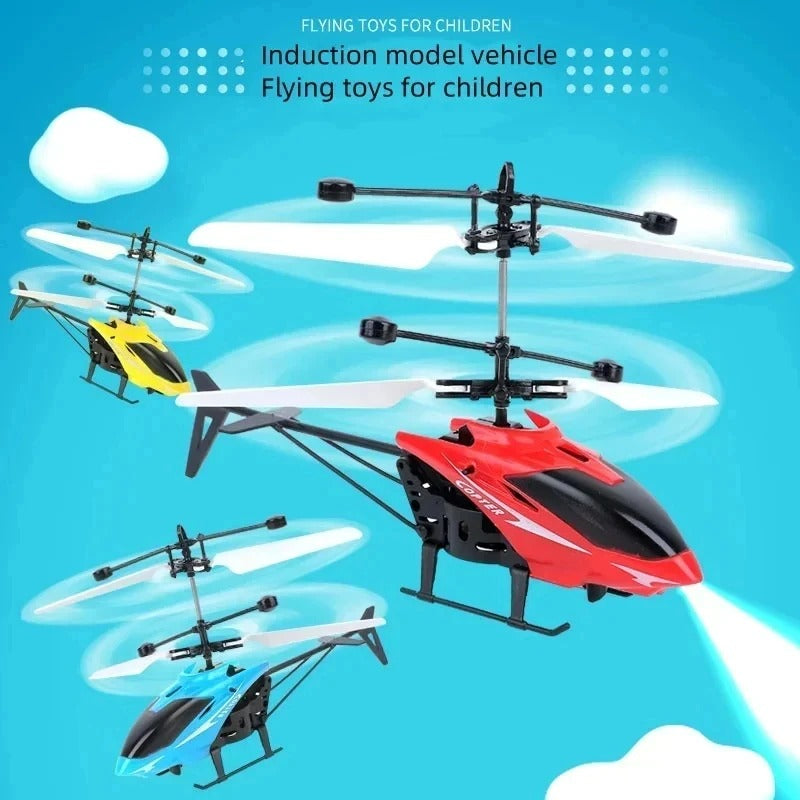 Mini RC Drone Helicopter – Rechargeable, Fall-Resistant Toy for Kids
