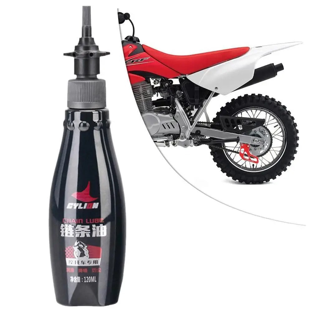 2PCS Motorcycle Chain Oil & Lubricant Kit 120ml – Long-Lasting Protection