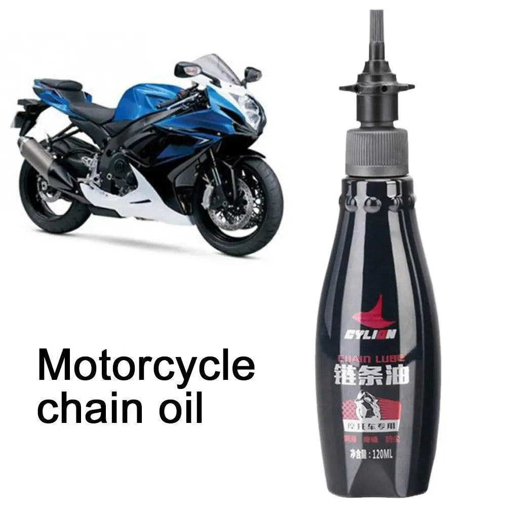 2PCS Motorcycle Chain Oil & Lubricant Kit 120ml – Long-Lasting Protection