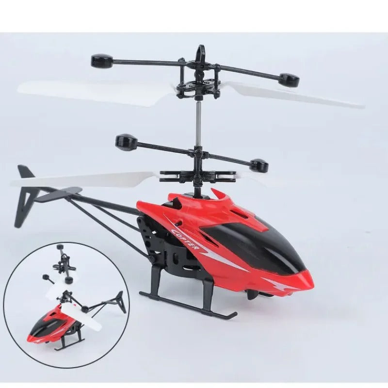 Mini RC Drone Helicopter – Rechargeable, Fall-Resistant Toy for Kids