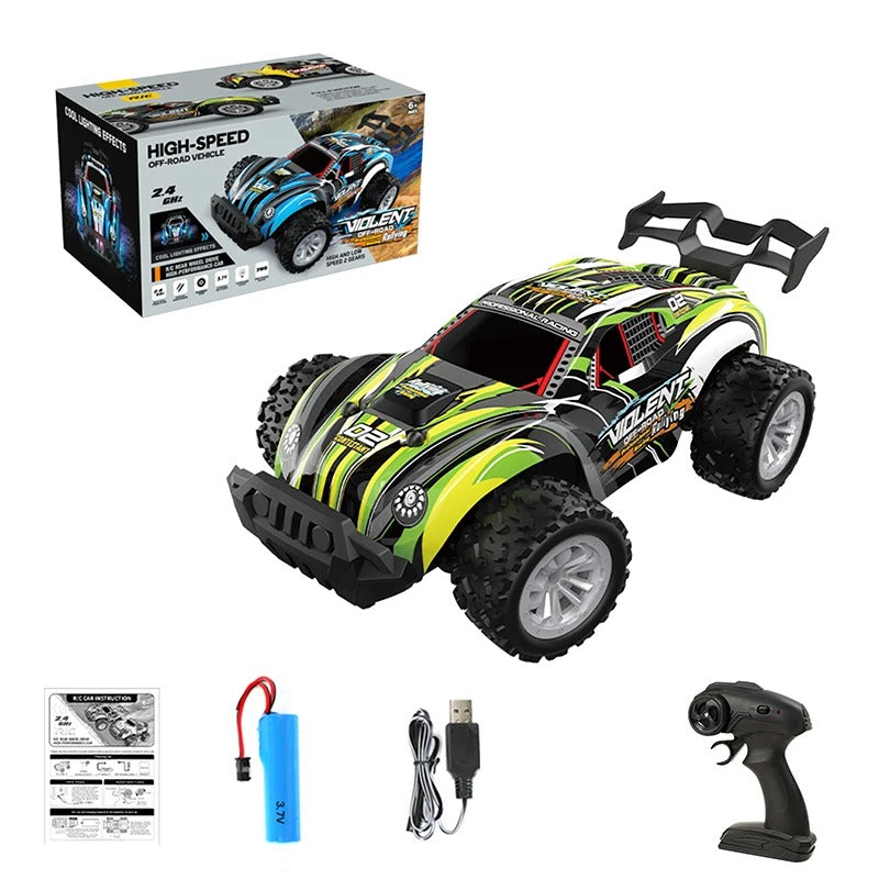 High-Speed Off-Road RC Car with Shock Absorber – All-Terrain Kids’ Toy Gift