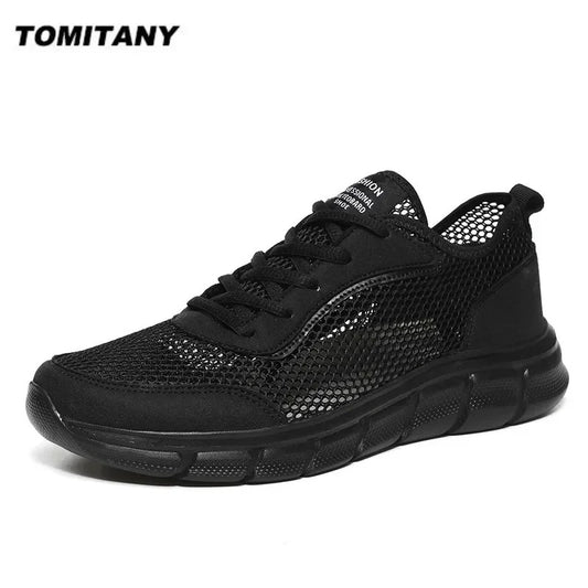 Men’s Summer Mesh Sneakers – Lightweight, Breathable Casual Walking Shoes.