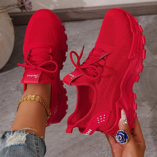 Breathable 2025 Women’s Casual Mesh Sports Shoes – Stylish & Versatile.
