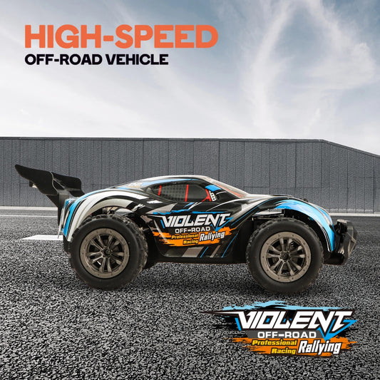 High-Speed Off-Road RC Car with Shock Absorber – All-Terrain Kids’ Toy Gift
