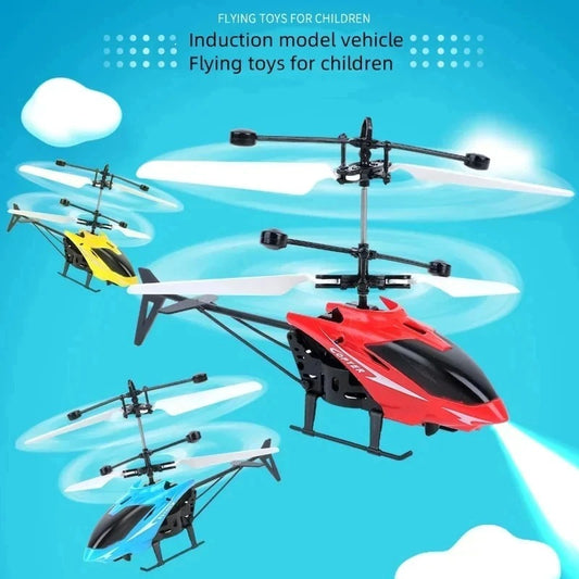 Mini RC Drone Helicopter – Rechargeable, Fall-Resistant Toy for Kids