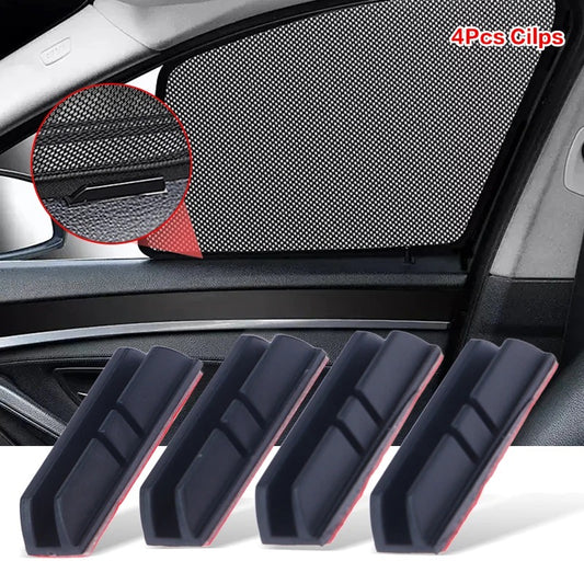 4PCS Magnetic Car Window Sunshades – Universal UV Protection Curtains