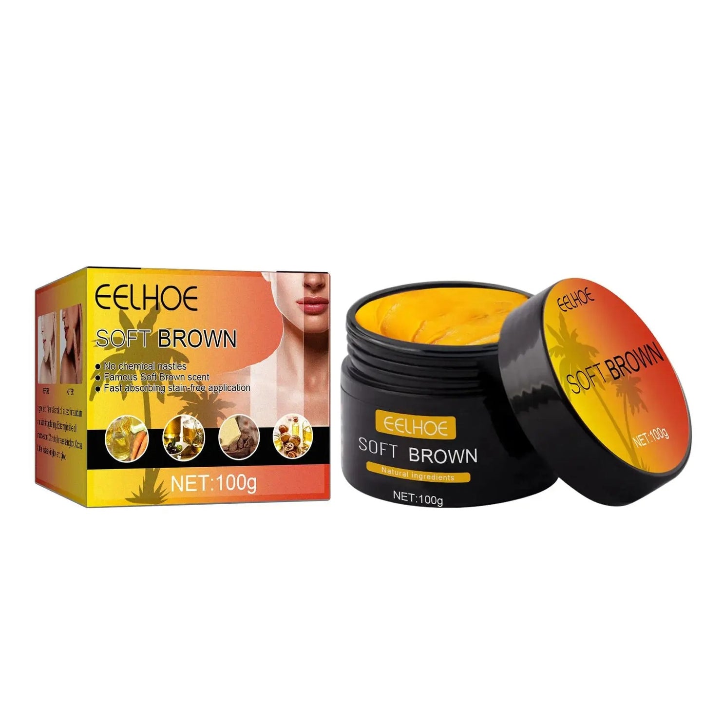 EELHOE Tanning Cream – Natural, Long-Lasting Bronzer & Skin Nourisher.