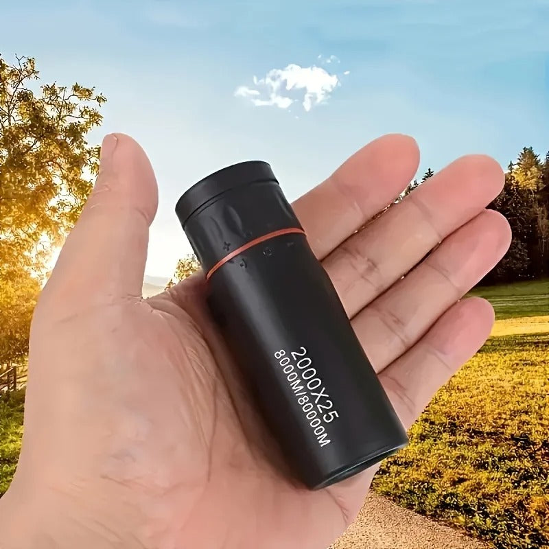 2000×25 HD Monocular Telescope – Compact & Portable for Travel, Outdoors & Stargazing