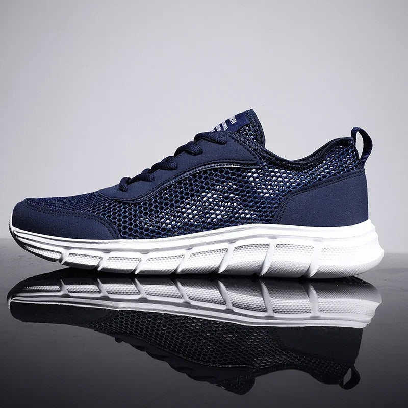 Men’s Summer Mesh Sneakers – Lightweight, Breathable Casual Walking Shoes.