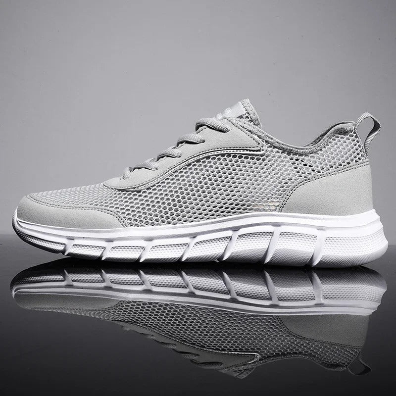 Men’s Summer Mesh Sneakers – Lightweight, Breathable Casual Walking Shoes.