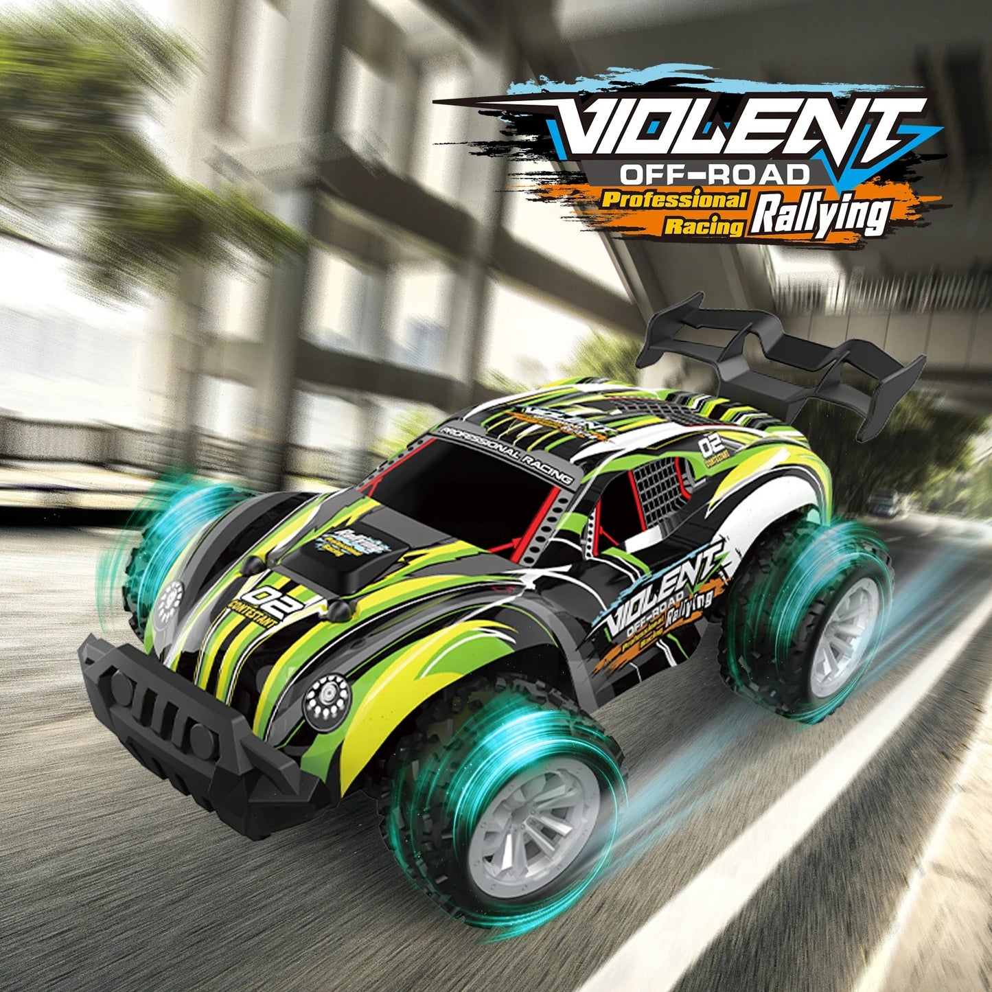 High-Speed Off-Road RC Car with Shock Absorber – All-Terrain Kids’ Toy Gift
