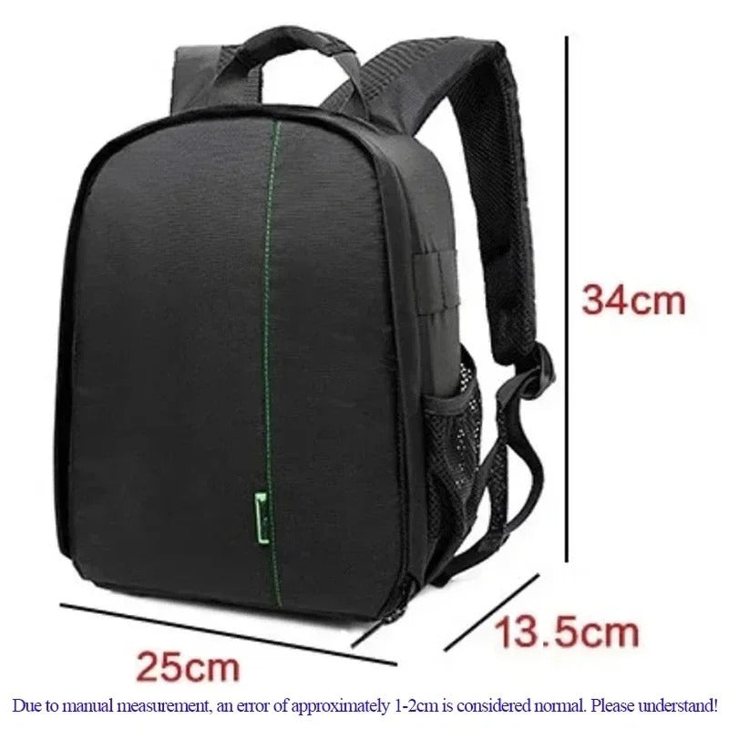 Waterproof Outdoor Camera Backpack DSLR Shoulder Bag for Canon, Nikon & Sony