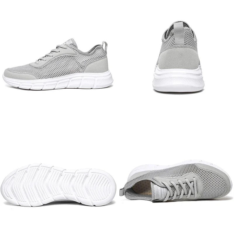 Men’s Summer Mesh Sneakers – Lightweight, Breathable Casual Walking Shoes.