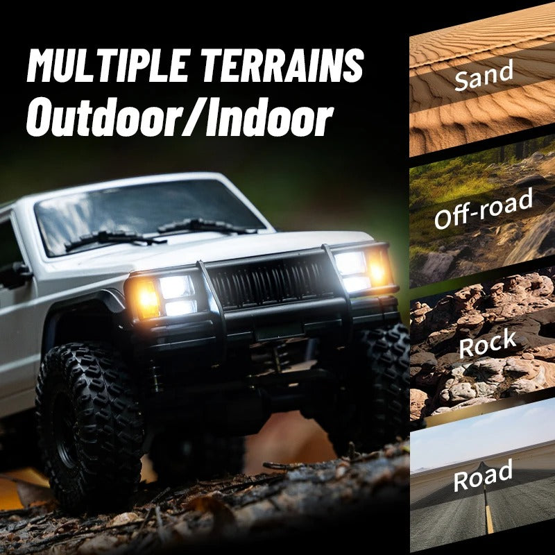 JJRC C8809 1:18 RC 4WD Crawler Jeep Model Car for Kids & Adults