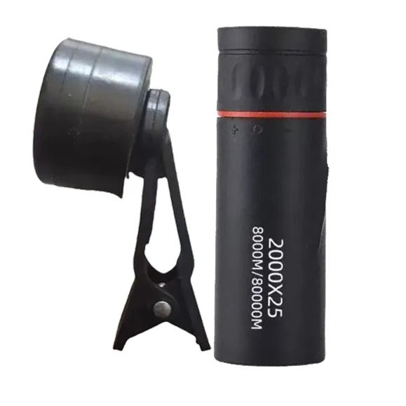 2000×25 HD Monocular Telescope – Compact & Portable for Travel, Outdoors & Stargazing
