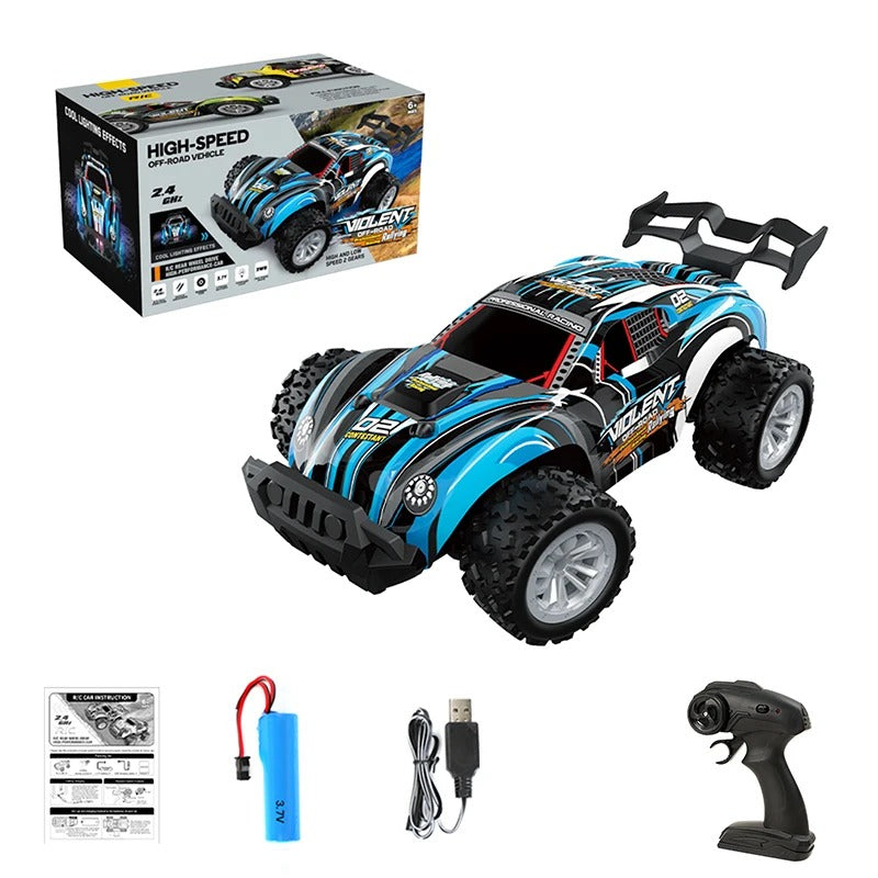 High-Speed Off-Road RC Car with Shock Absorber – All-Terrain Kids’ Toy Gift